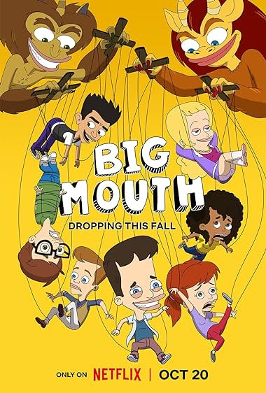 دانلود سریال Big Mouth تا فصل هفتم با زیرنویس فارسی بدون سانسور - دهن لق